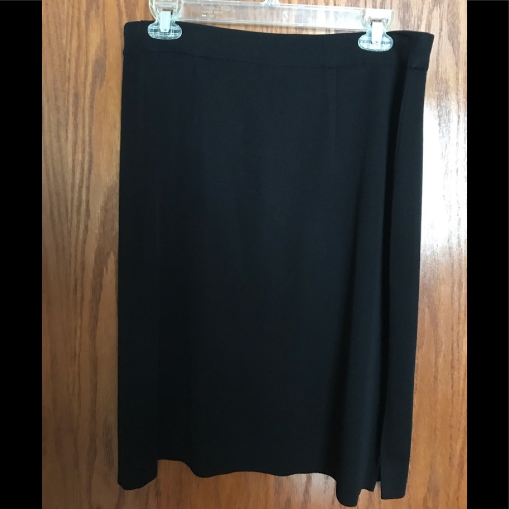 Misook Black Skirt